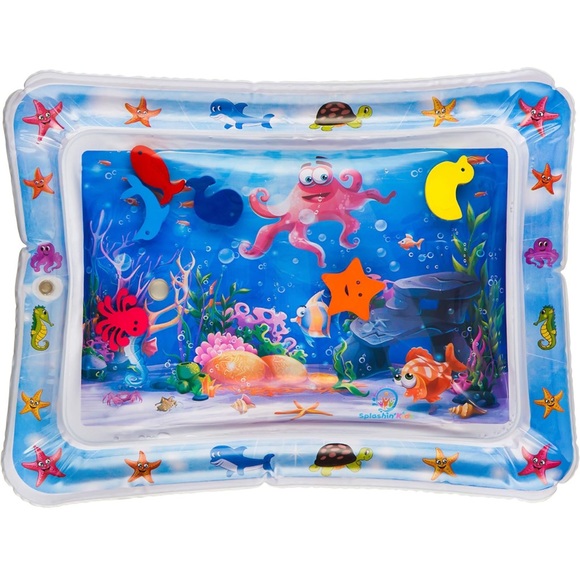Kids Inflatable Tummy Time Premium Water Mat - Picture 1 of 8